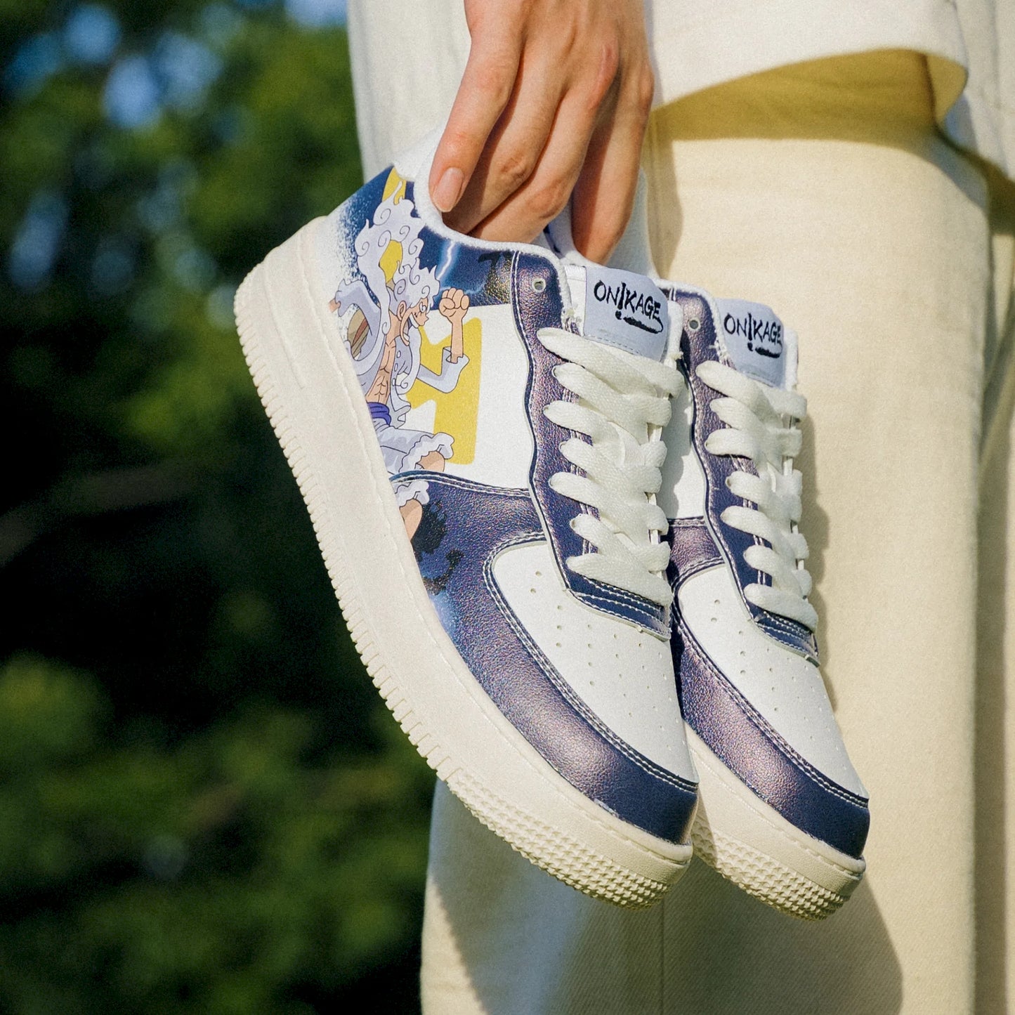 Custom Luffy Sneaker Print No.2
