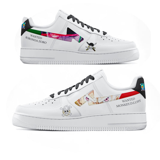 Custom Zoro & Luffy Sneaker Print No.1