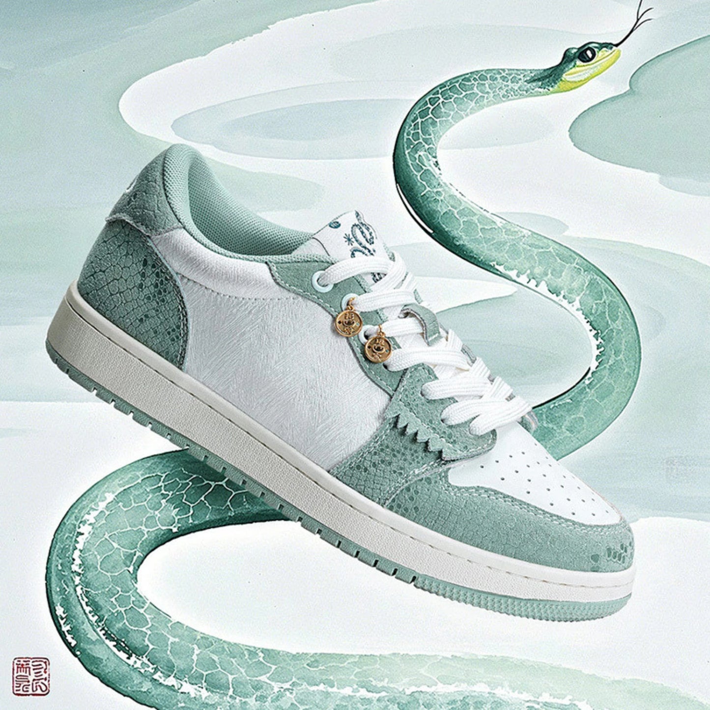 MRA LOWS SILK SERPENT EDITION SNEAKER