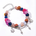 Upper Moon Three Beaded Bracelet