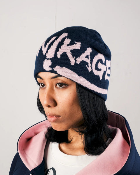 ONIKAGE LOGO BEANIE - NAVY