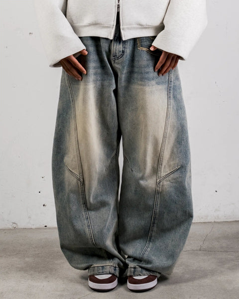 LOST CURVED DENIM