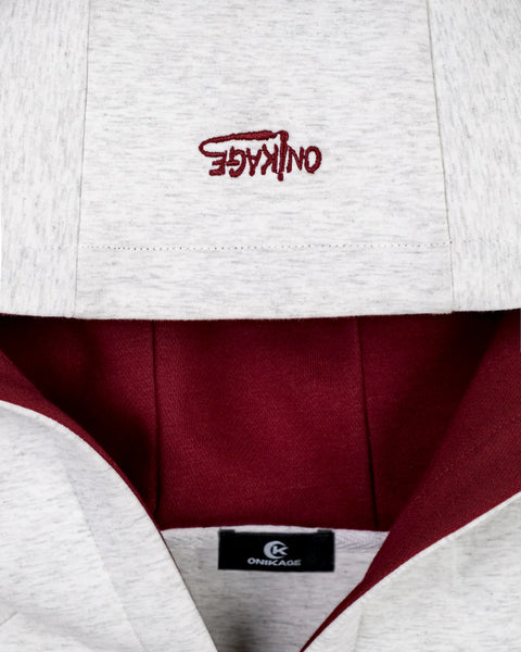 LOST ZIP HOODIE - GREY