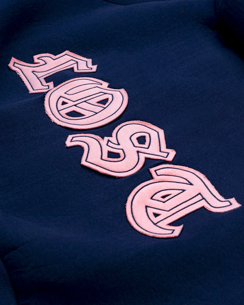 LOST ZIP HOODIE - NAVY