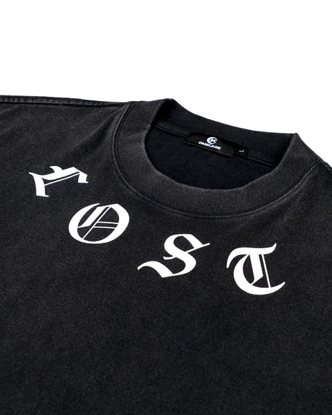 LOST LAYERED LONG SLEEVE – WASHED CHARCOAL