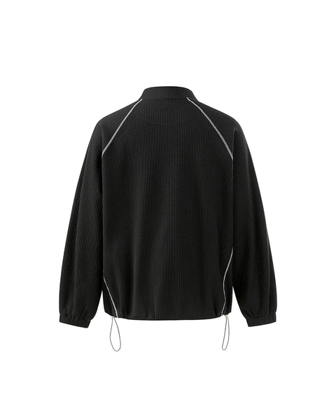 LOST WAFFLE LONG SLEEVE – BLACK