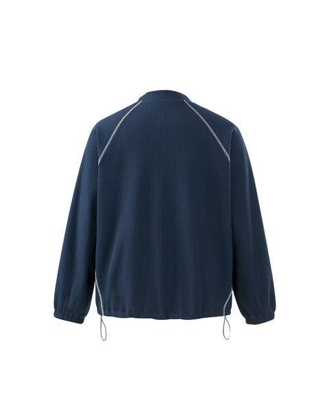 LOST WAFFLE LONG SLEEVE – NAVY