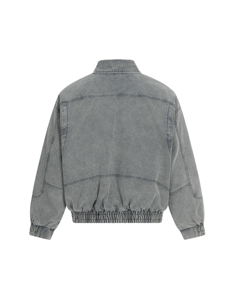 LOST WASHED UTILITY DENIM JACKET